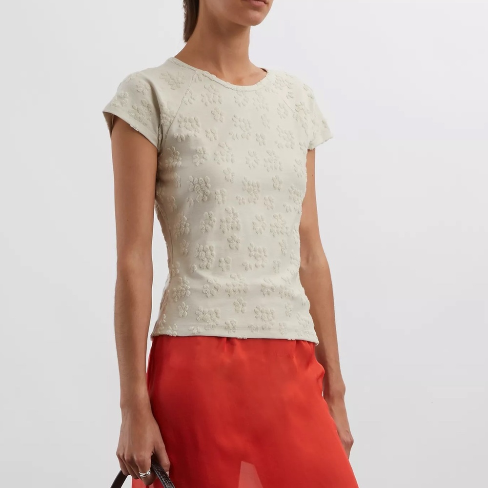Paloma Wool Fabri Floral Jacquard Top Small